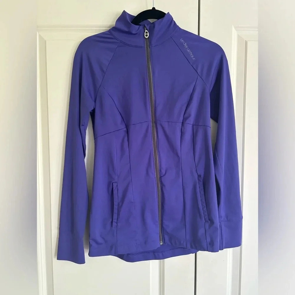 Under Armour Purple Activewear Jacket - Picture 1 of 4